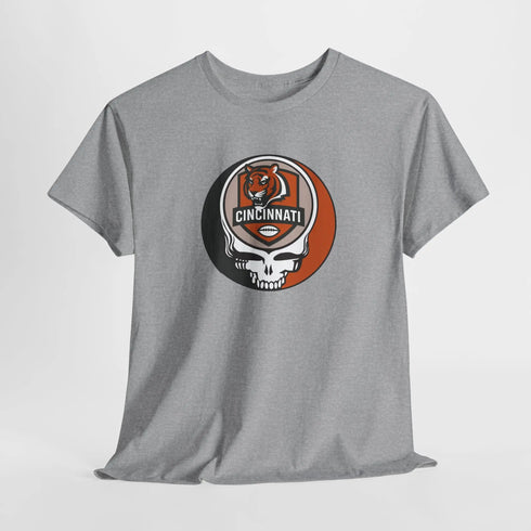 Grateful Dead - Cincinnati Bengals Stealie Unisex T-Shirt - NFL - StealieShop